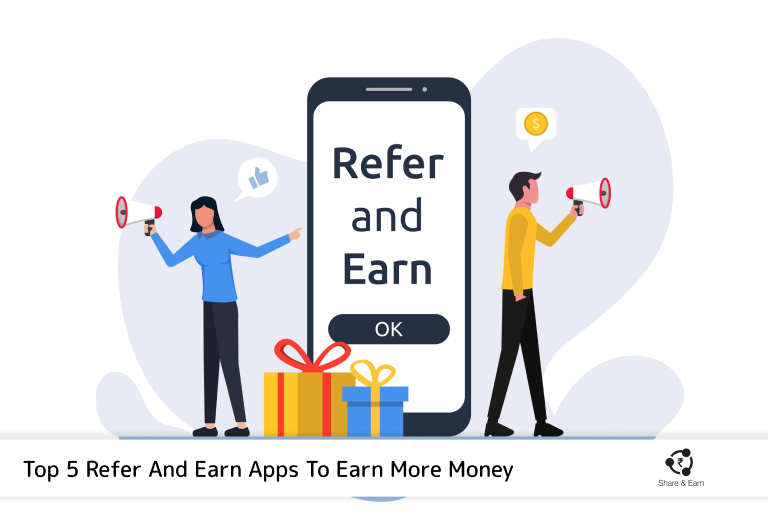 explore top 5 apps for referring and earning money easily.